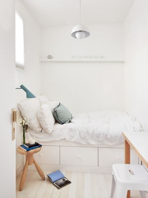 фото интерьера маленькой спальни